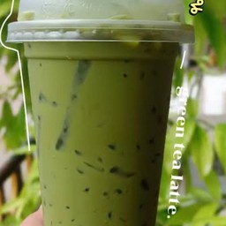 ชาเขียวเย็นหวานปกติ