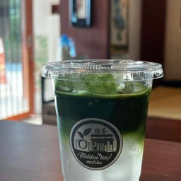matcha with coconut
