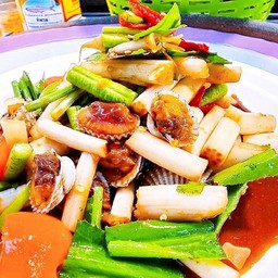 ตำไหลบัวหอยแครง