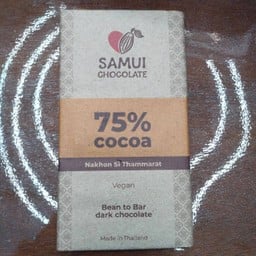 Samui Dark Chocolatebar 75% Nakhon Sri Thammarat
