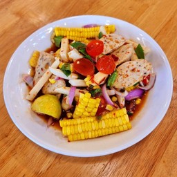 ตำข้าวโพดหมูยอ