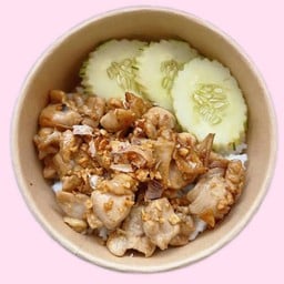 ข้าวไก่กะเทียม