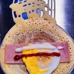 ไข่นก+แฮม