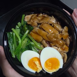 บะหมี่ไก่เทอริยากิ+ไข่ยางมะตูม