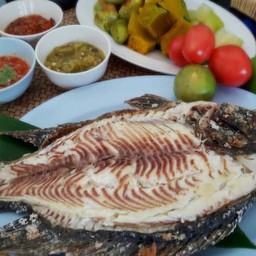 ปลานิลเผา