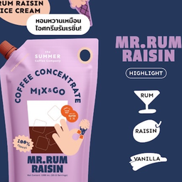 COLD BREW COFFEE Mix & Go - Mr.Rum Raisin 1000ml.