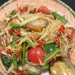 ตำหมูกรอบ