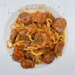 [อร่อยซ่ากับโค้ก] สปาเก็ตตี่ซอสมะเขือเทศ +  โค้ก ออริจินัล (ขวด)