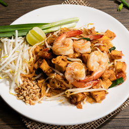 ผัดไทยกุ้งสด