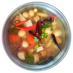 ต้มยำพวงไข่อ่อน