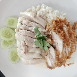 ข้าวมันไก่ต้ม ไก่ทอด