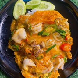 ข้าวห่อหมกไข่ข้นทะเล