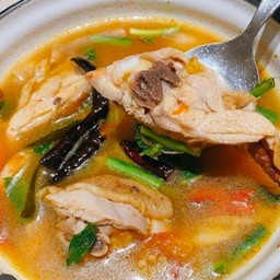 ต้มแซ่บไก่ย่าง