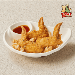 J9 ปีกไก่ทอดกระเทียมกรอบ