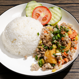 ข้าวเต้าหู้หมูสับ