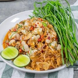 ยำหอยนางรม (พริกเผา)