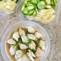 เนื้อปูก้อนหลน(พร้อมผักสด)