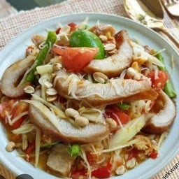 ตำหมูตกครกไทย