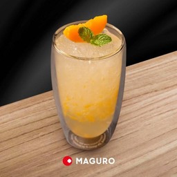 French Peach Citrus Soda