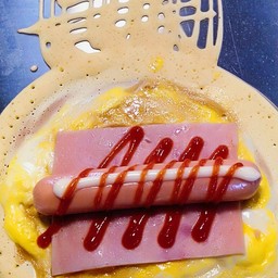 ไส้กรอก+แฮม+ไข่