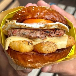 S.E.C. (Sausage Egg & Cheese Breakfast Sandwich)