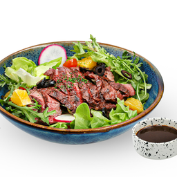 สลัดเนื้อย่าง