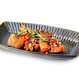 ปลากะพงราดพริก