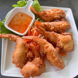 กุ้งชุบแป้งทอด