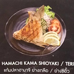 แก้มปลาฮามาจิย่างเกลือ