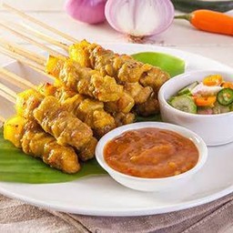 หมูสะเต๊ะชุดเล็ก