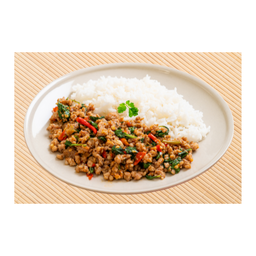 ข้าวกะเพราหมูสับ