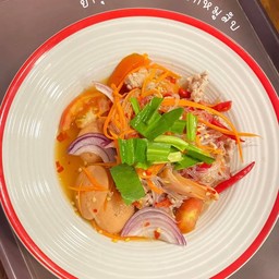 ยำวุ้นเส้นหมูสับ