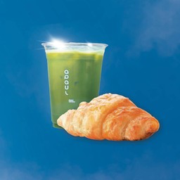 clear matcha x croissaint