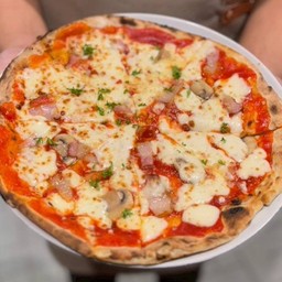 พิซซ่าเบค่อนเห็ดแชมปิญอง