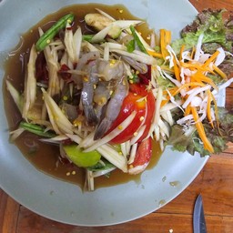 ส้มตำกุ้งสด