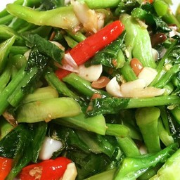 ผัดคะน้า(กับข้าว)