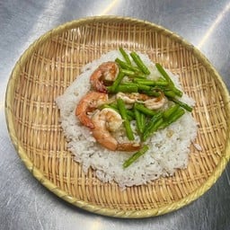 ข้าว ผัดหน่อไม้ฝรั่ง