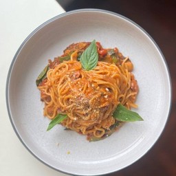 Spicy Sunset Spaghetti (N)