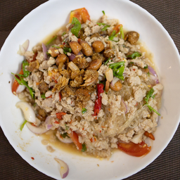 ยำวุ้นเส้นหมูสับโบราณ น่าทานมาก วุ้นเส้นสดเด้งเหนียวนุ่มกับน้ำยำรสแซ่บไร้ผงชูรส