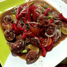 ตำหอยแครง