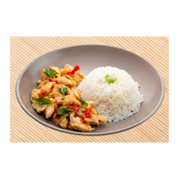 ข้าวกะเพราหมูชิ้น