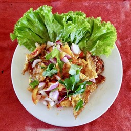 ยำไข่ดาว