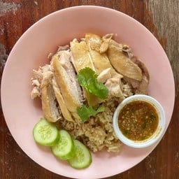 ข้าวมันไก่ใจเด็ด ข้างธนาคารกสิกรสิงห์บุรี