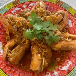 กุ้งทอดซอสมะขาม