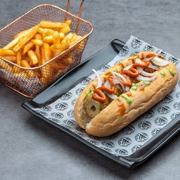 CHICKEN SEEKH HOTDOG