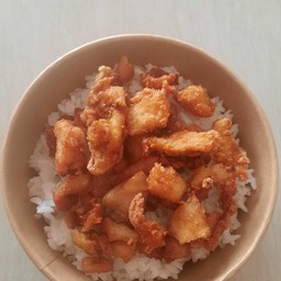 ข้าวไก่ทอดต้นตำหรับ