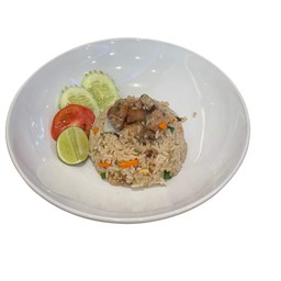 ข้าวผัดปลาอินทรีย์เค็ม