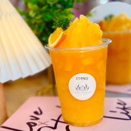 น้ำส้มคั้นแท้ปั่น