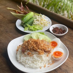 ข้าวไก่ทอดกรอบ ๆ