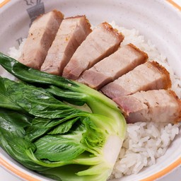 ข้าวหมูกรอบ